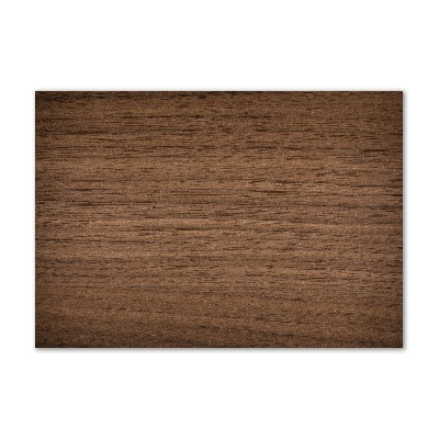 Cuadro de cristal templado moderno horizontal Fondo de madera