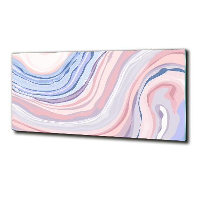 Impresión en cristal con acabado brillante horizontal Ondas abstractas