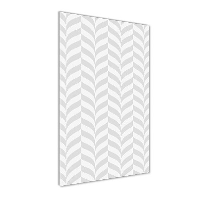 Cuadro de cristal moderno efecto brillo vertical Fondo geométrico