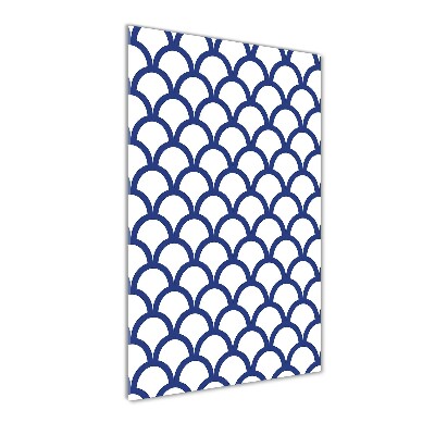 Cuadro decorativo en cristal con canto pulido vertical Antecedentes marítimos