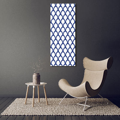 Cuadro decorativo en cristal con canto pulido vertical Antecedentes marítimos