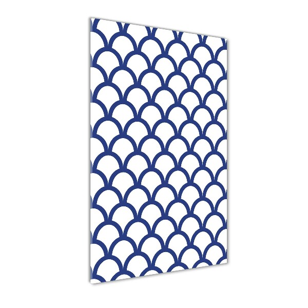 Cuadro decorativo en cristal con canto pulido vertical Antecedentes marítimos