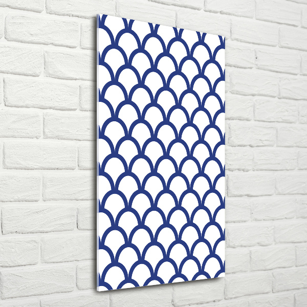Cuadro decorativo en cristal con canto pulido vertical Antecedentes marítimos