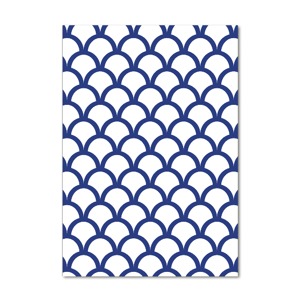 Cuadro decorativo en cristal con canto pulido vertical Antecedentes marítimos