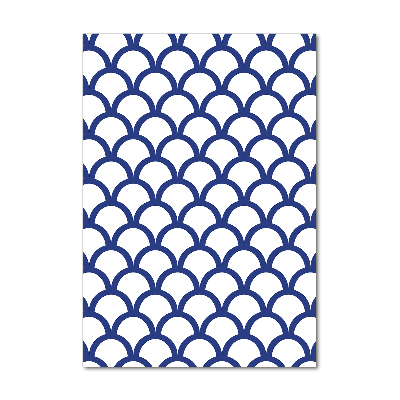 Cuadro decorativo en cristal con canto pulido vertical Antecedentes marítimos