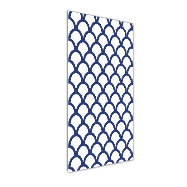 Cuadro decorativo en cristal con canto pulido vertical Antecedentes marítimos