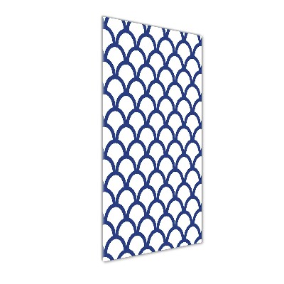 Cuadro decorativo en cristal con canto pulido vertical Antecedentes marítimos