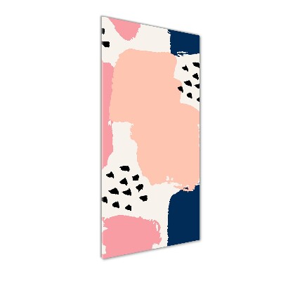 Cuadro de cristal moderno efecto brillo vertical Fondo abstracto