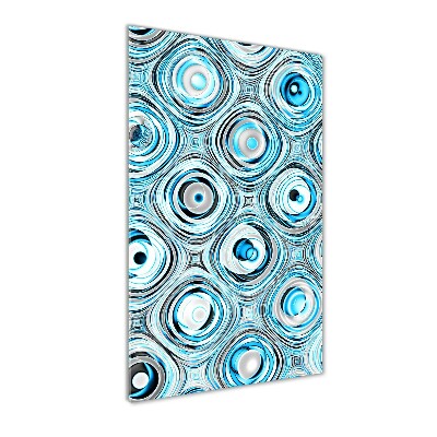 Fotocuadro de cristal elegante para hogar vertical Gráficos fractales