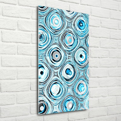 Fotocuadro de cristal elegante para hogar vertical Gráficos fractales