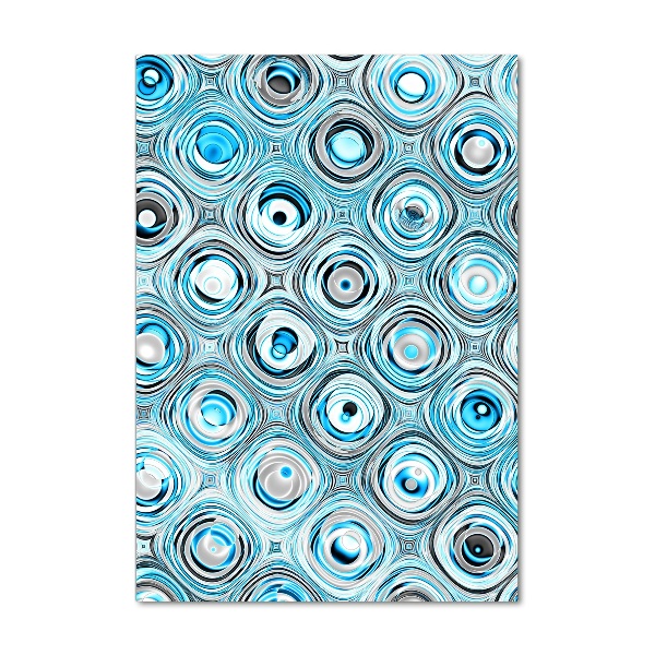 Fotocuadro de cristal elegante para hogar vertical Gráficos fractales