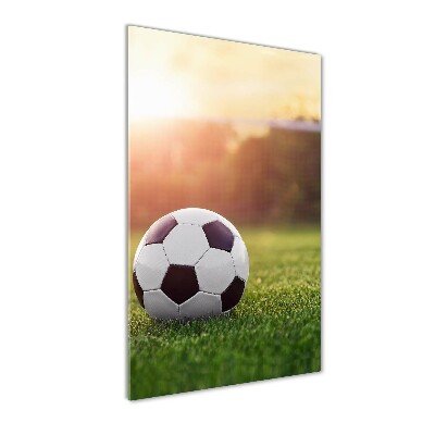 Cuadro de cristal moderno efecto brillo vertical Fútbol americano