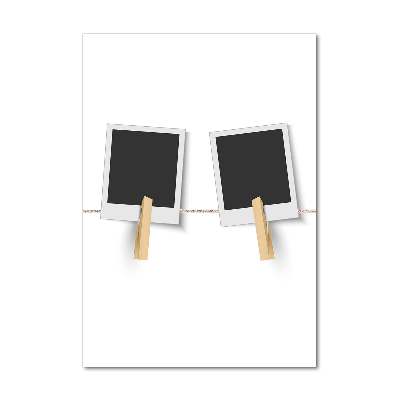 Foto obraz szklany pionowy Ramki na zdjęcia