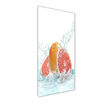 Fotocuadro de cristal elegante para hogar vertical Pomelos