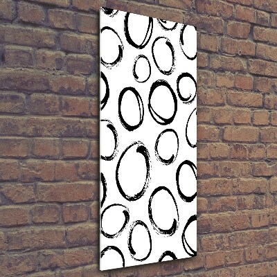 Cuadro decorativo en cristal con canto pulido vertical Cólico