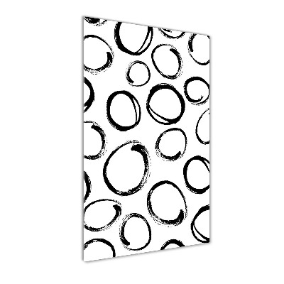 Cuadro decorativo en cristal con canto pulido vertical Cólico