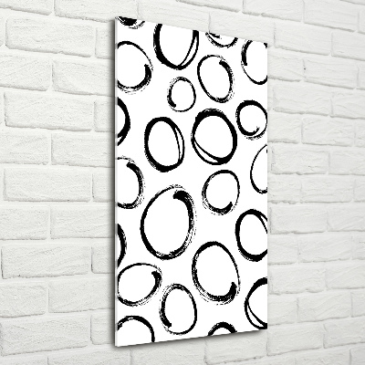 Cuadro decorativo en cristal con canto pulido vertical Cólico