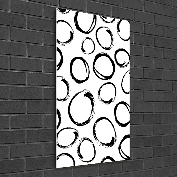 Cuadro decorativo en cristal con canto pulido vertical Cólico