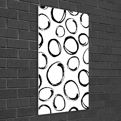 Cuadro decorativo en cristal con canto pulido vertical Cólico