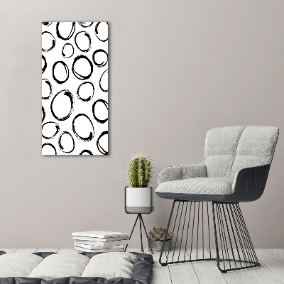 Cuadro decorativo en cristal con canto pulido vertical Cólico