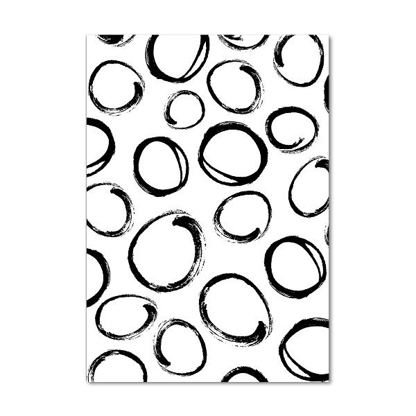 Cuadro decorativo en cristal con canto pulido vertical Cólico