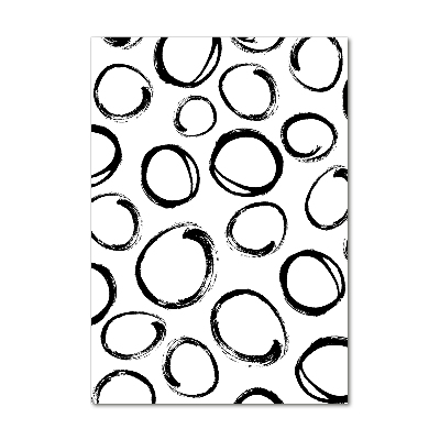 Cuadro decorativo en cristal con canto pulido vertical Cólico