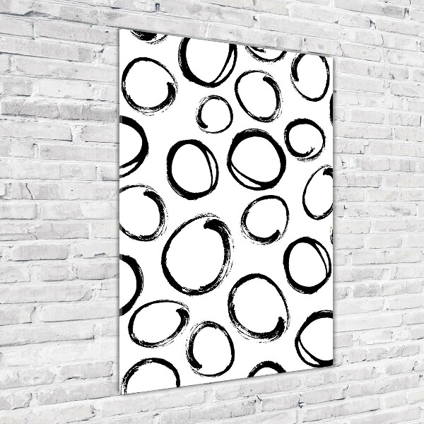 Cuadro decorativo en cristal con canto pulido vertical Cólico