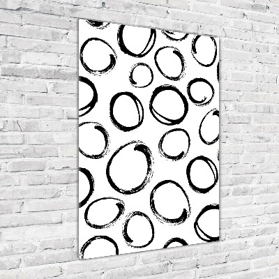 Cuadro decorativo en cristal con canto pulido vertical Cólico