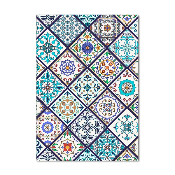 Fotocuadro de cristal elegante para hogar vertical Azulejos de cerámica