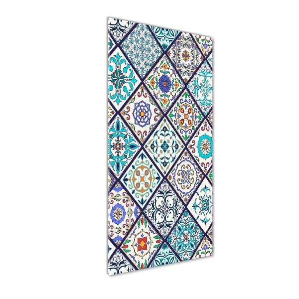 Fotocuadro de cristal elegante para hogar vertical Azulejos de cerámica