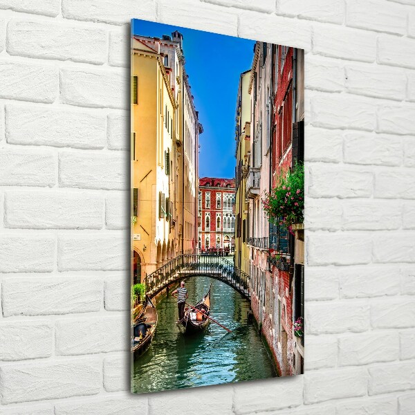 Fotocuadro de cristal elegante para hogar vertical Venecia, Italia