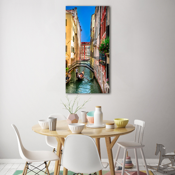 Fotocuadro de cristal elegante para hogar vertical Venecia, Italia
