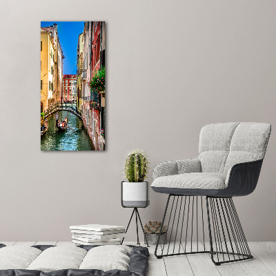 Fotocuadro de cristal elegante para hogar vertical Venecia, Italia