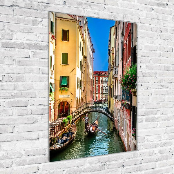 Fotocuadro de cristal elegante para hogar vertical Venecia, Italia