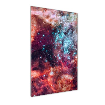 Cuadro de vidrio templado 4mm para pared vertical Nube de Magallanes