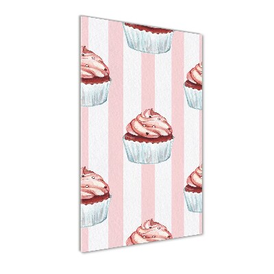 Cuadro decorativo en cristal con canto pulido vertical Magdalenas