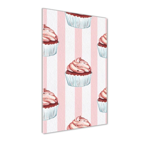 Cuadro decorativo en cristal con canto pulido vertical Magdalenas