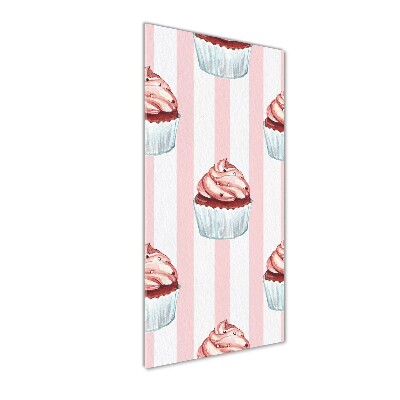 Cuadro decorativo en cristal con canto pulido vertical Magdalenas