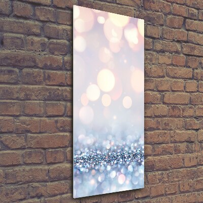 Cuadro de cristal moderno efecto brillo vertical Fondo brillante