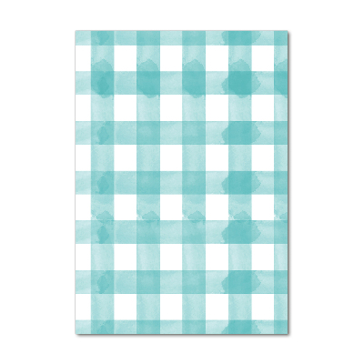 Cuadro de vidrio templado 4mm para pared vertical cuadros azules