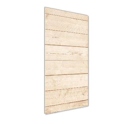 Cuadro de vidrio templado 4mm para pared vertical Fondo de madera