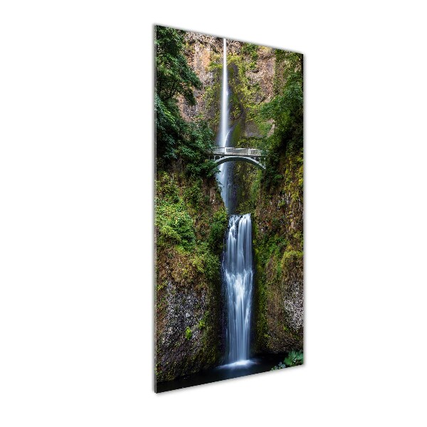 Cuadro de vidrio templado 4mm para pared vertical Cascada
