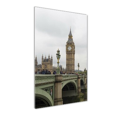 Fotocuadro de cristal elegante para hogar vertical Big Ben de Londres