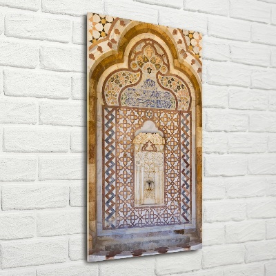 Fotocuadro de cristal elegante para hogar vertical Palacio Libanés