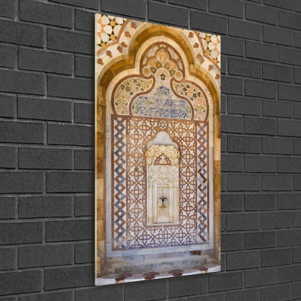 Fotocuadro de cristal elegante para hogar vertical Palacio Libanés