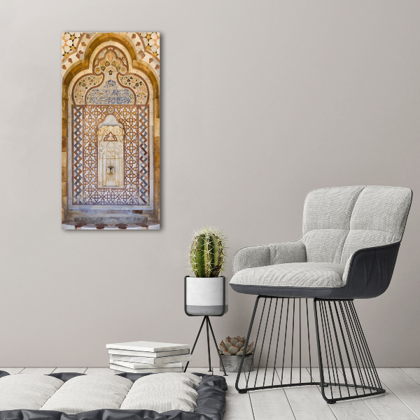 Fotocuadro de cristal elegante para hogar vertical Palacio Libanés