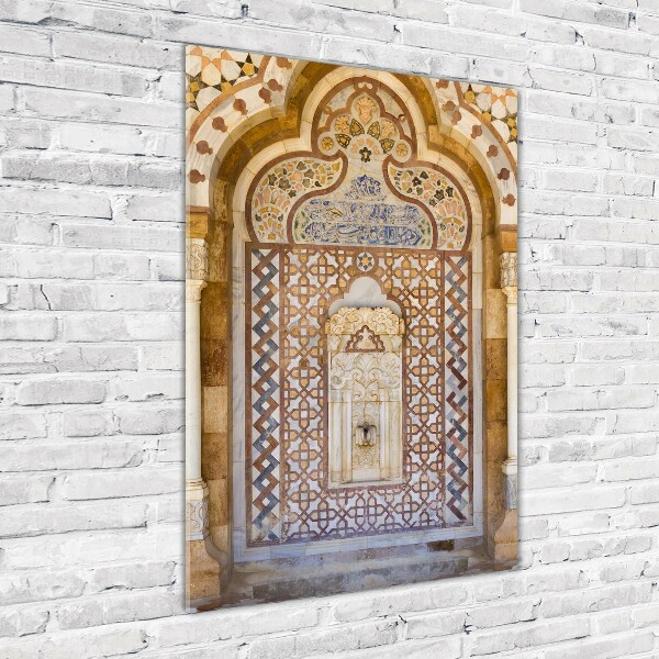 Fotocuadro de cristal elegante para hogar vertical Palacio Libanés