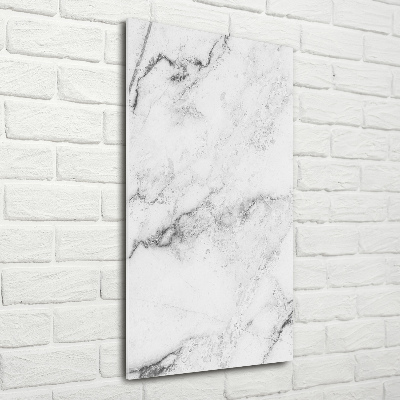 Cuadro de vidrio templado 4mm para pared vertical Fondo de mármol