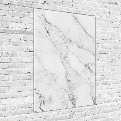 Cuadro de vidrio templado 4mm para pared vertical Fondo de mármol