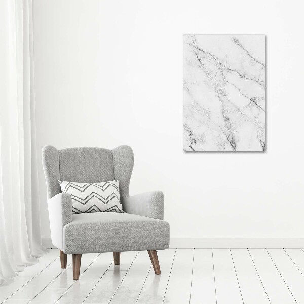Cuadro de vidrio templado 4mm para pared vertical Fondo de mármol